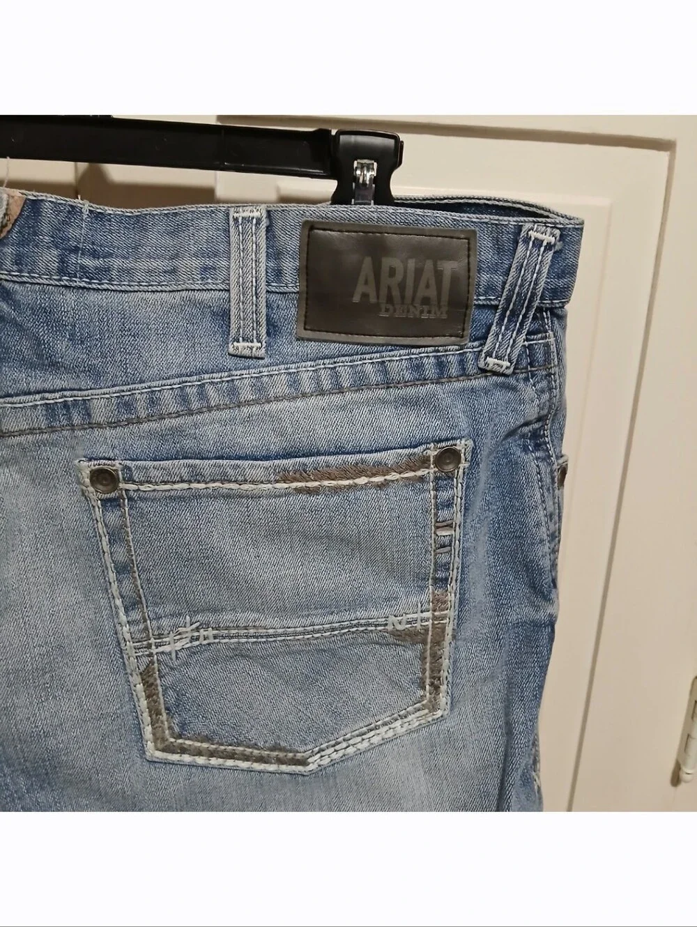 ARIAT Men’s Size 38/32 Bootcut M2 Blue Pants Denim Jeans Cotton Blend *Flawed*